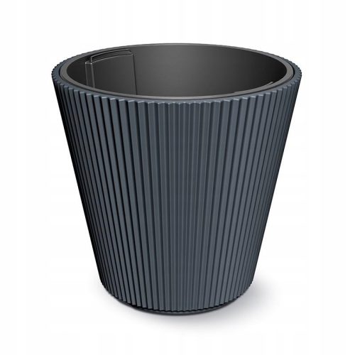  Milly DBMI470 grooved flowerpot, anthracite insert