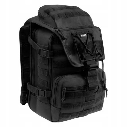 Texar Traper 35L Black Tactical 3-Day Pack – Durable, Multi-Compartment Backpack