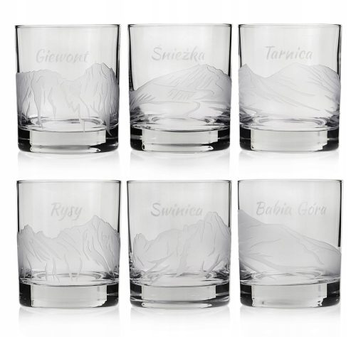 Glasses and cups Szkło-Krosno whiskey glasses 300 ml 6 pcs.