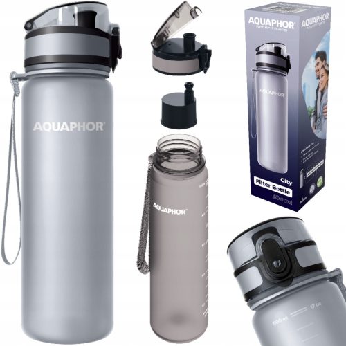  Aquaphor City filter bottle 0.5 l, grey