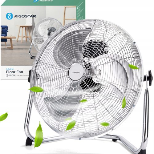 Fans for home Aigostar Clover circulation fan silver/grey