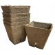 Pots and planters for outdoor and garden Jiffy flowerpot 8 cm x 8 x 8 cm peat