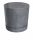  Prosperplast flowerpot, 24 cm x 24 x 23.1 cm, diameter 23.9 cm, plastic in grey and silver tones