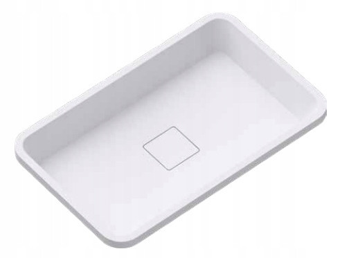 Veldman ENZO rectangular countertop washbasin