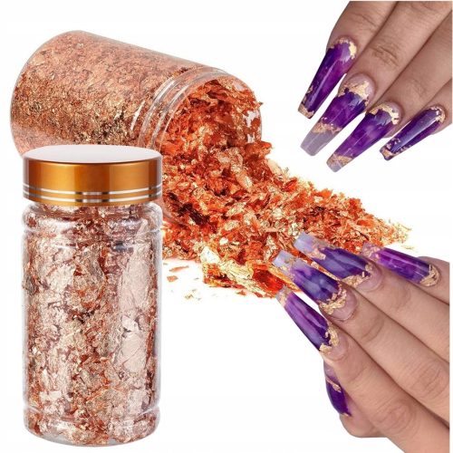  PAZŁOTKO COPPER FOIL METALLIC FLAKES FOR NAIL DECORATION