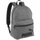 Grey Puma School Backpack with Reflective Stripe and Dual Zip Compartment