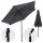 Parasol for terrace and garden - Classic umbrella DOMAREX grey 300 x 245 cm