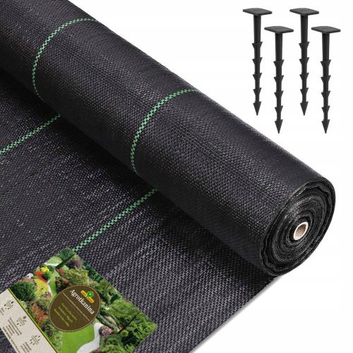 Agrartextil - Agricultural mulching fabric (anti-weed) Eco Garden black 120 x 5000 cm 90 g/m²