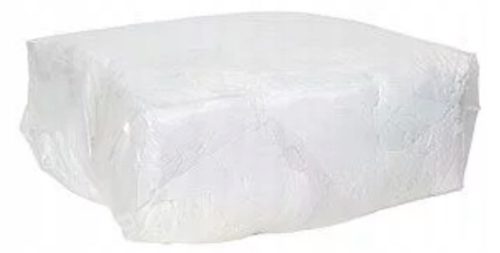 White cotton cleaning cloth, cut, 10 kg