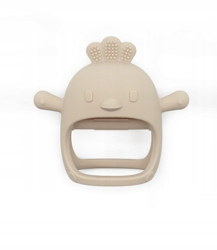  Soft silicone teething ring for bite grips