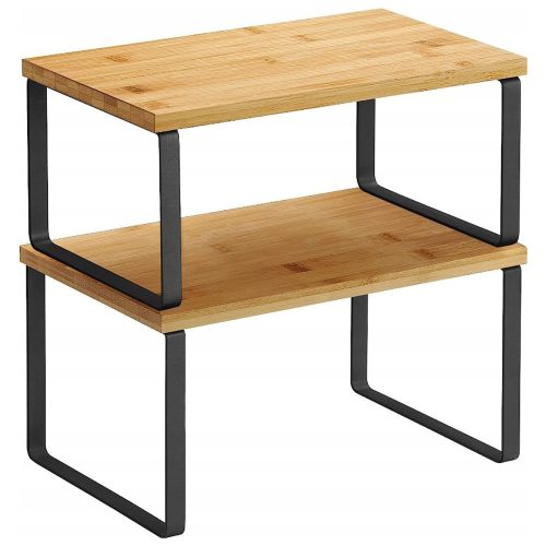  Spice Rack Organizer, Bookshelf, 2 Pack, Songmics