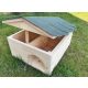  Large hedgehog house made of wood, impregnated, 0281