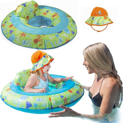 SwimWays Spring Float Baby Blue, Pink Float