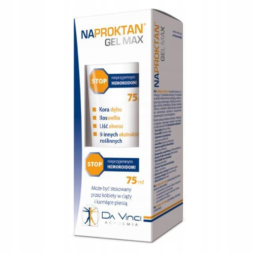  Naproktan Gel Max gel - 75 ml regeneration moisturizing