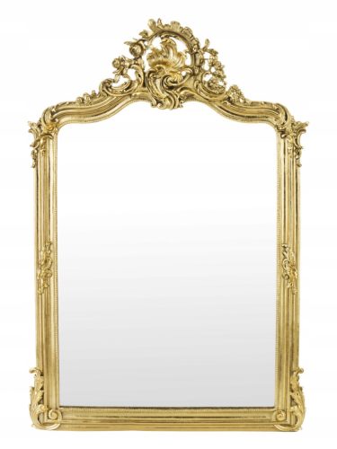 Bathroom mirror house mirror, wall decoration, plastic frame, 470 x 700 mm