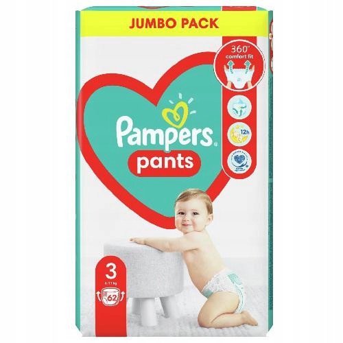  Pampers Pants Size 3 62 pcs.