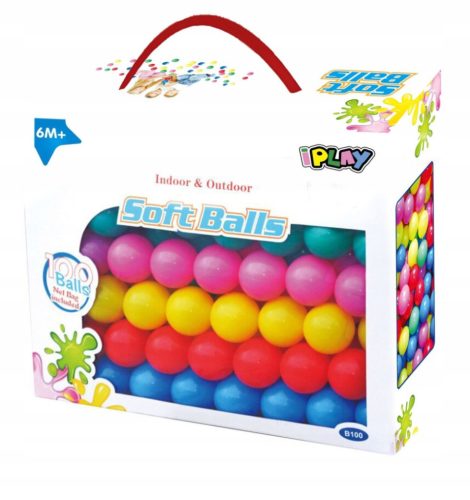 Iplay dry billiard ball, multicolored