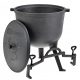  HUNGARIAN CAST IRON STANDING CAULDRON 8L Rossner