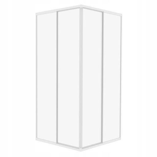 KFA shower cubicle fittings double doors, sliding 80 x 80 cm