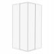 KFA shower cubicle fittings double doors, sliding 80 x 80 cm