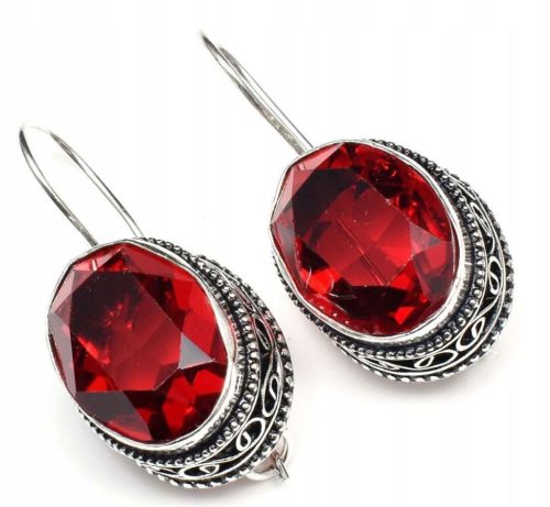  GARNET QUARTZ - EARRINGS