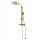 surface-mounted shower set with thermostat