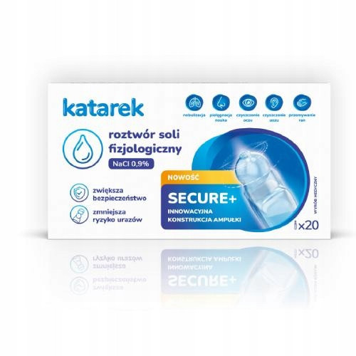  KATAREK SECURE+ saline ampoules 20x5 ml