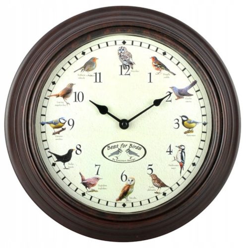  wall clock with bird sounds