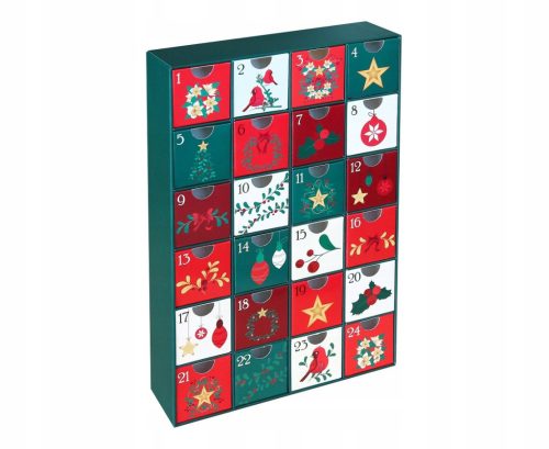  Advent Calendar Christmas Boxes 5 x 22 cm