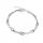  Silver bracelet smooth flame silver pr925