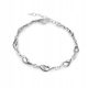  Silver bracelet smooth flame silver pr925