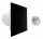 Ventika KLIQ100BASE + KLIQFP180GLASSBLK bathroom fan 100 mm