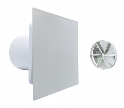 Ventika KLIQ100BASE + KLIQFP180CHROME bathroom fan 100 mm