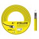  YELLOW garden hose 5/8'' 30m 4-layer Cellfast