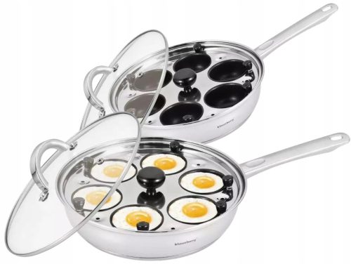 Frying pans Klausberg egg and pancake pan, 24 cm, stainless steel