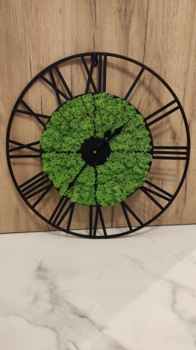Clock for home wall clock black 50cm