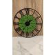 Clock for home wall clock black 50cm