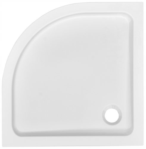 Coda series semicircular shower tray 90 x 90 cm