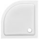 Coda series semicircular shower tray 90 x 90 cm