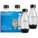  SET 2x SAFETY BOTTLE SodaStream 0.5L SATURATOR