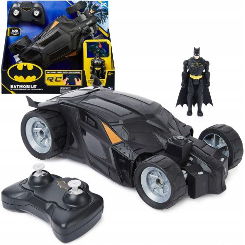  Batmobile toy with a Spin Master figure 6065425 black