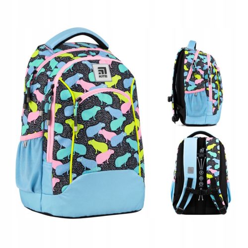  School Backpack with Multiple Compartments Kite Multicolored 16 Years Old