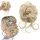  Short synthetic hairpiece for women by AccessorizeMe, dark blonde