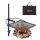  VEVOR CHARCOAL GRILL ROTATING GRILL 40.5X40.5CM PORTABLE SOLID