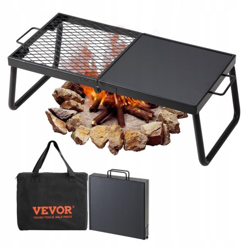  VEVOR Charcoal Grill 570x285mm foldable portability