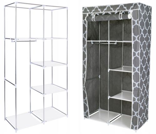  Gockowiak Wardrobe 5902340316122 90 x 170 x 45 cm Gray tones