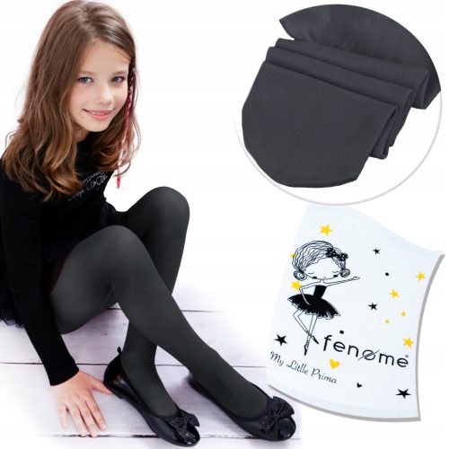  GRAPHITE tights for girls, children, MICROFIBER, opaque