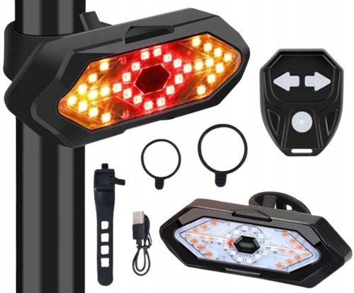  Bicycle indicators, rear signaling, LED remote control