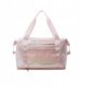  Gym Sports Bag Travel Bag Clothing Universal Foldable Light Pink