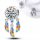  Charms for bracelets DREAM CATCHERS silver C340